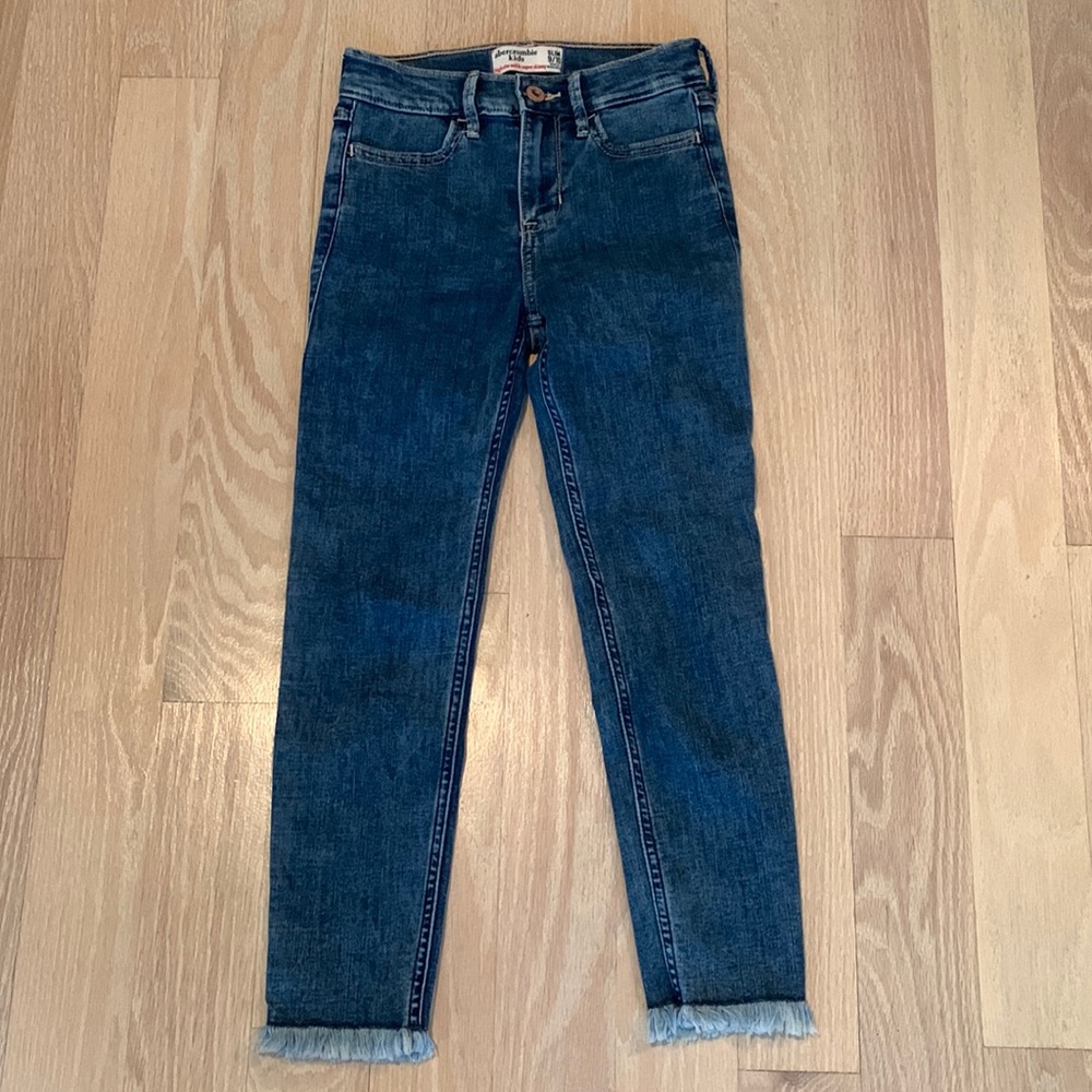 High rise super skinny girls jeans